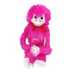 Kenzie'S Boutique Handmade Personalized Valentines Day Hanging Monkey Plush Gift For Kids - Custom Stuffed Animal Name - Hanging