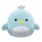 Squishmallows Original 5-Inch Cecilia Blue Swan Plush - Soft Polyester with Silver Crown & Sparkle Belly - Official Jazwares Toy