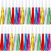 LCPQMZGH 30 Pcs Gold Noise Makers, Metallic Fringed Noise Makers for New Year Party Favor Supplies, Multicolour