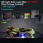 Locolee Led Light Kit Compatible With Lego 76923 Lamborghini Lambo V12 Vision Gt Super Car - No Models Only Light, Creative Ligh