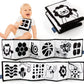 Kaping My First Black And White High Contrast Soft Book , Infant Tummy Time Toys, Black And White Baby Cards, Folding Educational Activity Cloth Book Suitable For Boys Girls Toddler