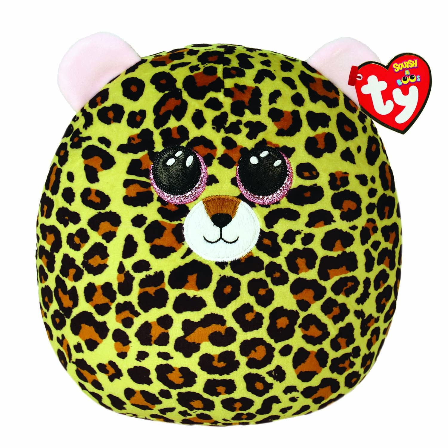 Ty Livvie Leopard Squish a Boos 14 | Beanie Baby Soft Plush Toy | Collectible Cuddly Stuffed Teddy