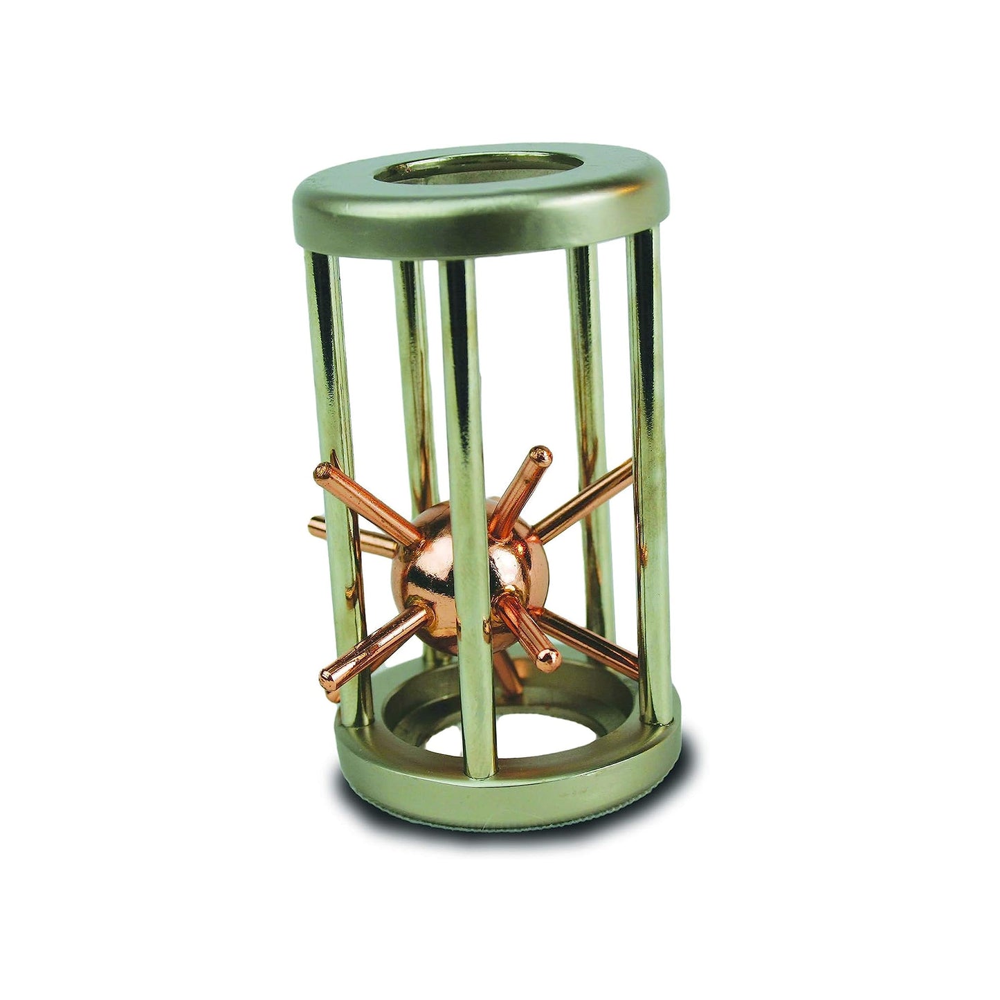 Project Genius Compass and Star Combo - Disentanglement Puzzles, Wooden, 4.8x6.3x3.8 inches, Multi, Model TG018