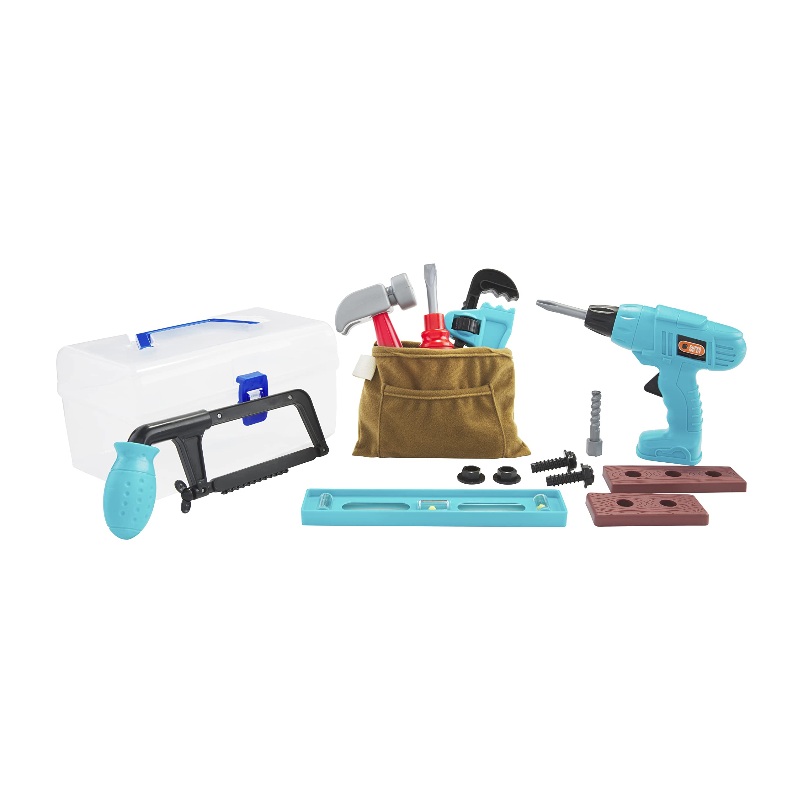 Mud Pie My First Tool Box Set - Plastic Tool Box for Kids, Model 10760 ...