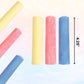 4E'S Novelty 3 Boxes Sidewalk Chalk Party Favors For Kids, 3 Jumbo Chalk Sticks In Each Box, Sidewalk Chalk Bulk Individual Packs, Easter Basket Stuffers Toddlers Summer Gift Toy