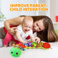 Kmuysl Baby Toys 0-6 6-12 Months, Sensory Music Animal Stuffed Toy For 0 1 2 3 4 5 6+ Months, Plush Toy With Crinkle And Rattles