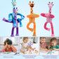 12Pack Telescopic Suction Cup Giraffe Toy, Pop Tubes Toddler Travel Toys, Educational Fidget Toys For Anxiety Kids For 3 4 5 6 7 8 9 Year Old Boys Girls