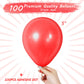 5 Inch Red Balloons 100 Pack, Jogams Latex Party Balloons For Birthday Party, Small Balloons For Baby Shower Wedding Anniversary