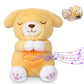 Prewplam Breathing Stuffed Animal, Dog Plush Baby Toy, Soothing Sound Machine With Music Lights & Breathing Motion For Anxiety K