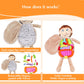 Vocheer Human Body Anatomy Toy, Montessori Preschool Educational Organ Plush Toys For Kids, Science Learning Kits For Student, Body Organ Awareness Teaching Tools For Girls
