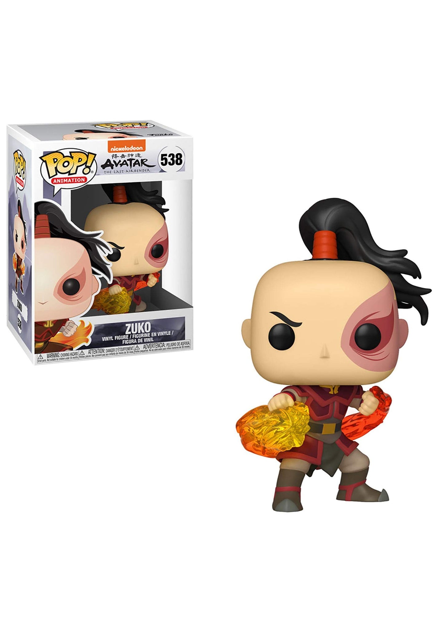 Funko POP Animation: Avatar - Zuko (Styles May Vary), Multicolor, Standard