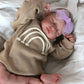 Pinky Reborn Reborn Baby Dolls 20 Inch Realistic Sleeping Doll Silicone Reborn Toddler Doll Weighted Handmade Doll Set