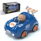 1-3 Years Old Kids Activated Light-up Car for Toddler -3-6 Years Old Inertia Drive Pull Back Car - Boys Girls Baby Birthday Xmas