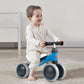 Baby Balance Bike Toys For 1 Year Old Boy Girl Gifts, 10-24 Month Toddler Balance Bike With 4 Silence Wheels, No Pedal Toddler First Bike, First Birthday Gifts Christmas For Boys And Girls (Blue)
