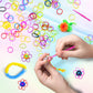 ROSHUKG 7300 Rubber Band Refill Kit in 70 Colours Rubber Bands, Bracelet Making Kit Birthday Gift for Girls Weaving
