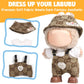 AICase for Labubu Clothes Designer/for Labubu Outfits Clothes Set for 17cm Lububu Doll 3 Piece Set Hat Clothing for LA BUBU  Boys and Girls Stylish Adorable Dolls Clothes Accessories (No Doll)_13