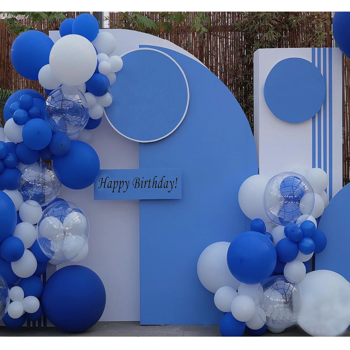 154Pcs Royal Blue Balloons Garland Arch Kit In Different Sizes 5/10/12/18 Inch Royal Blue Balloons For Birthday Party Decoration