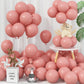 Jobkoo Dusty Pink Balloons 5 Inch, 60 Pcs Small Vintage Pink Balloon Boho Dusty Rose Latex Balloons 5'' Mini Matte Retro Blush M