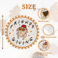 Arsemica Friendsgiving Paper Plates, 50 Count Disposable Thanksgiving Dinner Plates, Friendsgiving Party Decor Supplies, Funny F