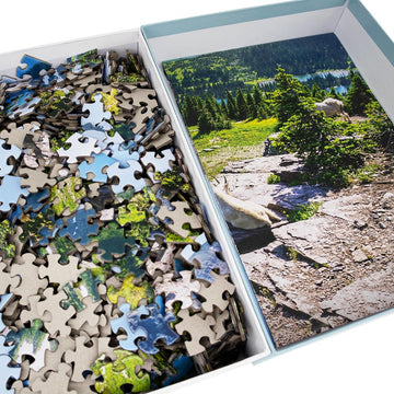 Beduke Jigsaw Puzzles For Adults 1000 Pieces Glacier National Park 1000 Piece Puzzle Thick Sturdy Precise Interlocking Age 14+ Family Game