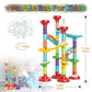 Blacka Marble Run Set for Kids - STEM Educational Toy, Small, Multicolor, Building Blocks & Glass Marbles, Ages 4-8, Perfect Birthday Gift