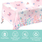 Butterfly Disposable Tablecloth, Plastic Table Cover for Kids Birthday Party, 3 PCS, 54   x 108