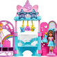 Polly Pocket Dolls & Playset, Unicorn Toy With 2 Dolls & 19 Fashion Accessories, Glam It Up Style Studio