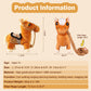Marsjoy Interactive Plush Walking Pony Toy - Musical, Dancing, Brown, 11.81" for Kids Ages 3+