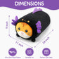 Mmguai 24'' Cute Black Axolotl Cat Plush Toy, Kawaii Plushies Big Axolotl Stuffed Animal, Soft Squishy Axolotl Kitten Plushies G