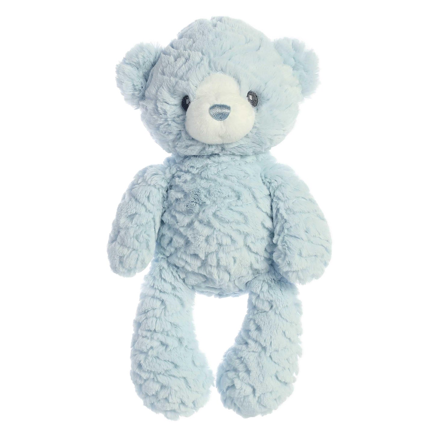 Aurora® Snuggly Huggy Bear™ Baby Stuffed Animal - Comforting Companion - Imaginative Play - Blue 13 Inches