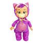 Cry Babies Tiny Cuddles Halloween Katie - 9 Baby Dolls, Cries Real Tears, Purple and Pink Cat Themed Pajamas