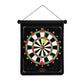 Foster & Rye Double Sided Magnetic Hunting Target Bullseye Drinking Game, Hang Anywhere, Includes 6, Dart Board Set