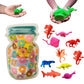 MONKEYTAIL Water Growing Creatures  20 Animal Designs | Reusable Fun Toy | Educational & Learning Toy for Toddlers, Boys & Girl