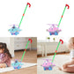 Merishopp Push Along Walking Toy Early Education Learning Walking Toy For Age 13 Kids Blue