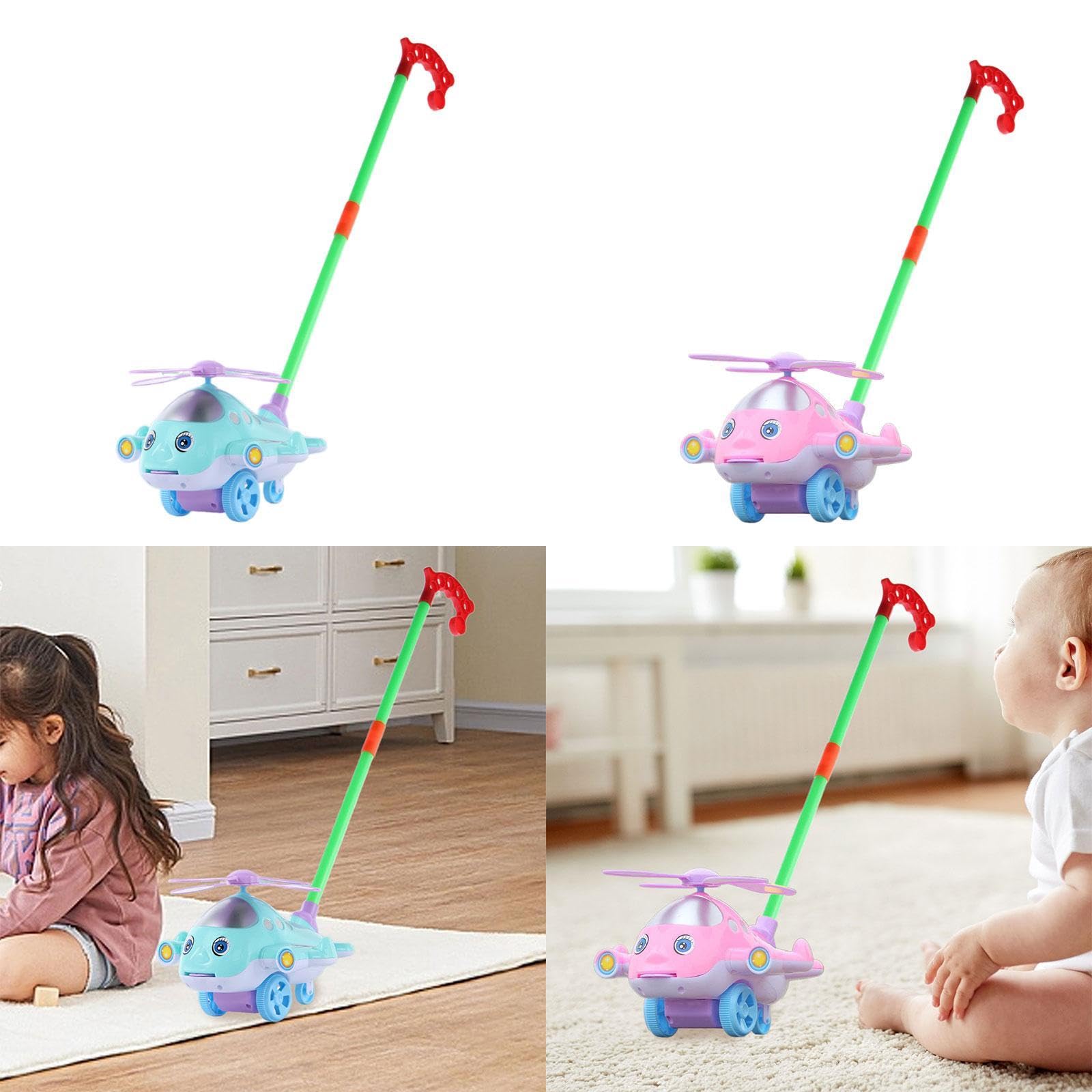 Styleheaven Push Along Walking Toy Early Education Learning Walking Toy For Age 13 Kids Blue