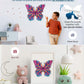 Hodslen Woods - Animal Wooden Jigsaw Puzzles for Kids (12+ Years) mature-themed  Teens  Family; Majestic Animal Shaped Natural Wood Puzzle  Medium Level 15x15 in. (38x38 cm) 180 pcs  XL - Size - Butterfly