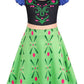 Sukyfecde Girls Princess Dresses Toddler Kids Costume Birthday Party Dress Halloween Cosplay Outfits Size 6 Light Green