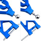 Gohobby Aluminum Front Lower Suspension Arms For Arrma Kraton 8S Blx 1/5 Scale Rc Truck (1 Pair), Replaces Ara330589 (Red)