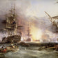 Ravensburger ''The Bombardment Of Algiers, 27 August 1816'' By George Chambers 9000 Piece Jigsaw Puzzle For Adults | Handcrafted
