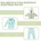 Rakki Dolli Doll Clothes 3 Pc. Set Light Green Grey Plaid Hooded Thick Coat Checkerboard Jacket With Long Sleeve, Warm Doll Outfit Hoodie Snowsuit Fits For 18' Dolls (Doll & Shoes Not Included) 013