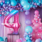 Rainbowq 4 Balloon Number 40 Inch For Boy Or Girl Big Starry 0-9 Foil Mylar Large 4 Number Balloon Happy 4Th Birthday Party Anni