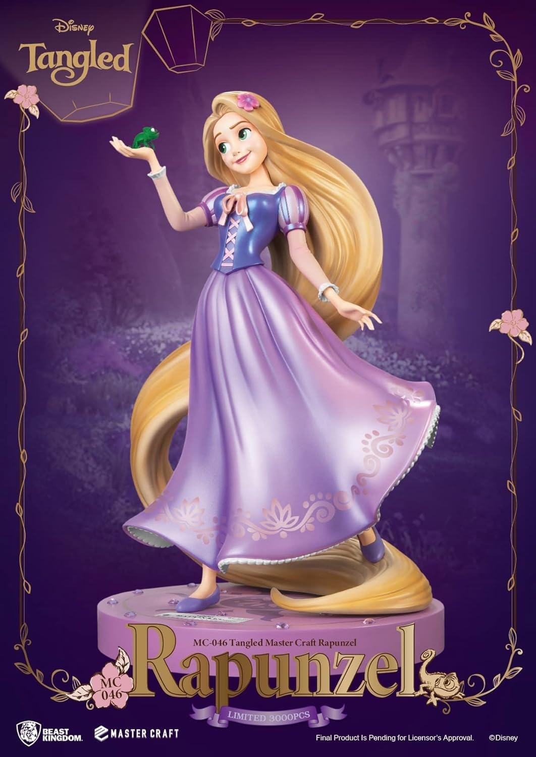 Beast Kingdom Tangled Rapunzel MC-046 Master Craft Statue, Multicolor, Resin, Standard Size
