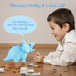 Pjdrllc Dinosaur Piggy Bank For Kids, Unbreakable Plastic Money Coin Bank For Boys And Girls, Great Gifts For Birthday, Easter, Christmas (Blue)