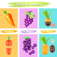 Cutting & Cooking Wooden Fruits & Vegetables Kitchen Set