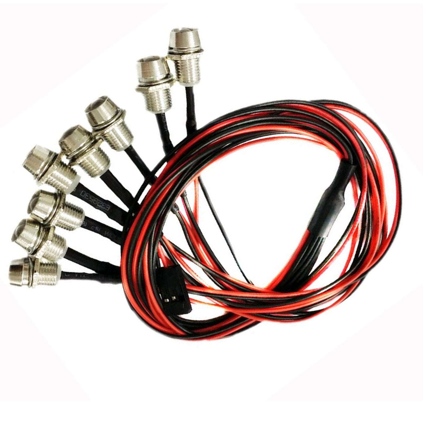 ShareGoo 8Leds LED Light Headlights Lighting Taillight Kit Compatible with Traxxas HSP Tamiya Redcat RC4WD Axial SCX10 RC Car Tr