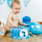 My Water Broke Baby Shower Game With 100 Mini Plastic Babies, 3 Ice Cube Trays, For Party Decorations Baby Shower Games (Blue)