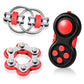 Gejoy 3 Pieces Handheld Mini Fidget Toy Set Includes Six Roller Chain And Key Flippy Bike Pad Stress Relief Toys For Adults Teens Relieve (Black Red), Hb-Gejoy-Set039