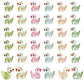 Hamiyell Pack Of 36 Tiny Ducks Little Plastic Duck Mini Resin Ducks For Garden Decorations, Dollhouse Miniatures, Crafts Ornamen