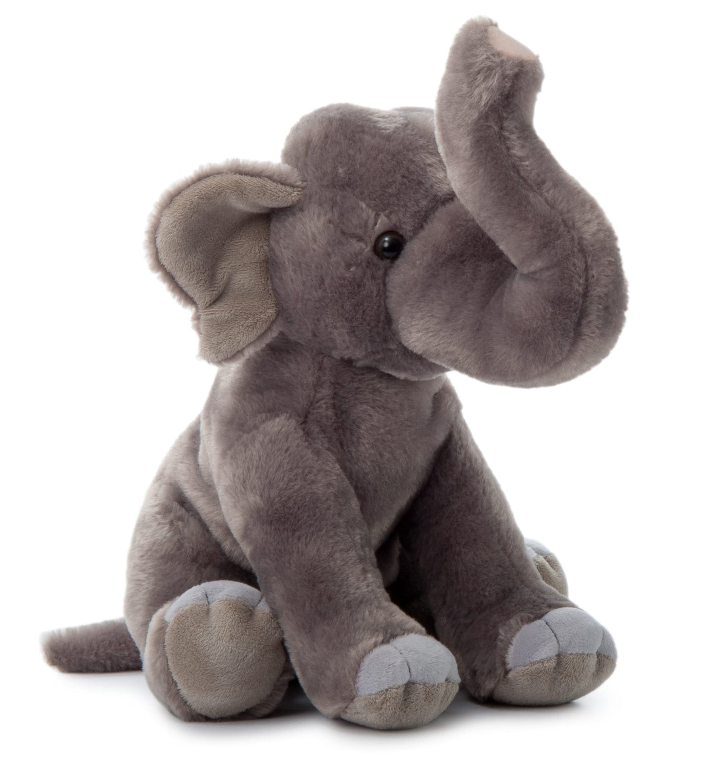 The Petting Zoo Asian Elephant Stuffed Animal, Gifts for Kids, Wild Onez Zoo Animals, Asian Elephant Plush Toy 12 inches