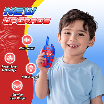 Walkie Talkies For Kids Ages 3-8: Toys Gifts For 3 4 5 6 7 8 9 10 Year Old Boys Kid Outdoor Camping 2 Way Radio Toy Easter Brith